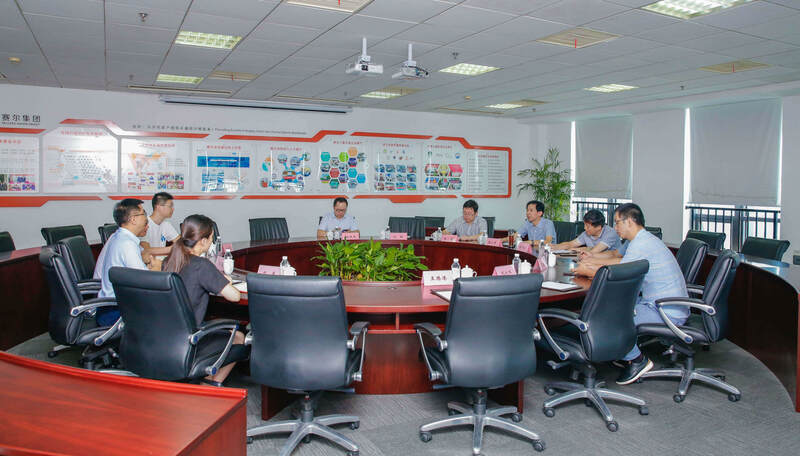 江西九江市副市長一行來到賽爾集團調研